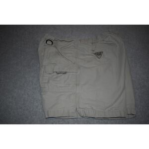 Columbia PFG Cargo Shorts Performance Fishing Gear Mens Size Large Tan
